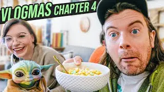 VLOGMAS Chapter 4: Trying Christmas Cereal & Decorating Tree 2 🎄