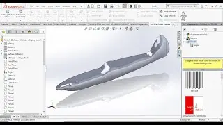 (Part 2)How to design body(Fuselage) sketch tutorial on solidworks using images .Design of plane
