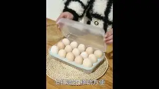 [Little B House] Egg Tray Holder Storage Box Break Protection Container Refrigerator Organizer -KW17