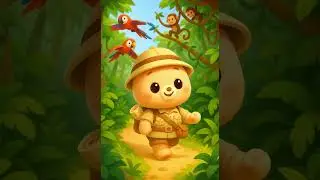Moko Goes on a Jungle Walk! 🐒🌿 | A PokaMoko Mini Adventure #Shorts