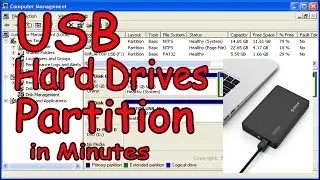 Windows 10 How To Partition Hard Drives || How to Make External Hard Disk Partitions in 5 Minutes