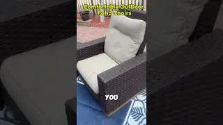 Patio Furniture Set Outdoor Furniture Brown Wicker Rattan Patio Conversation Sets with Cushion