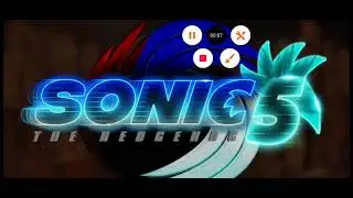 Teaser da logo oficial fanmade sonic 5 o filme part 2 em 2025 em breve