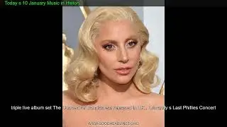 Today s 10 January Music in History