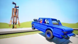 Cars vs Siren | Brick Rigs