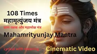 महामृत्युंजय मंत्र | Mahamrityunjay Mantra 108 Times | Powerful | Cinematic |#music #mantra #shiv
