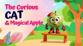 The Curious Cat and The Magical Apple | 🌟 #Cartoon #video #children #anime #kidslearning 🌟