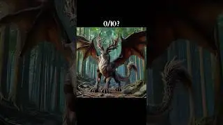 Dragon+deer #ai #animals #hybrids #dragon #deer #edit #shorts