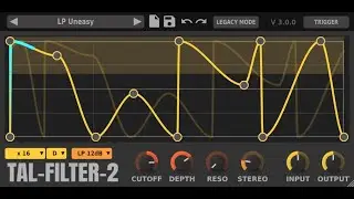 TAL-Filter II - Free VST / AU / AAX host synced filter.