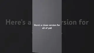Here&rsquo;s a clean version