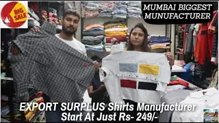 Export Surplus Biggest Shirt Manufacturer In Khare Market Quality Product || MAST DELHI ||