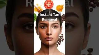 INSTANT Tan Removal! #tanremovalfacepack #skincare #tanning