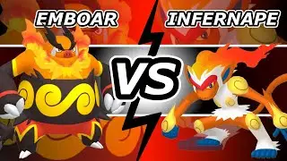 The Ultimate Fire/Fighting Showdown: Emboar vs Infernape