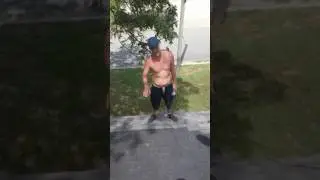 Slowest roofer. And he is white