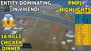 TSM ENTITY DOMINATING IN VIKENDI | 16 KILLS CHICKEN DINNER | PUBG MOBILE