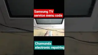 Samsung CRT TV service menu code