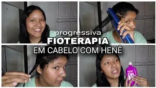 Progressiva Fioterapia/ Teste De Mecha Em Cabelo Henezado