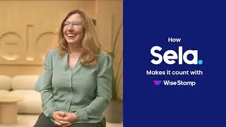 How Sela Has Mastered Email Signature Messaging with WiseStamp