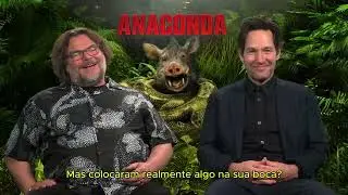 JACK BLACK E PAUL RUDD (ANACONDA) RASGAM ELOGIOS A SELTON MELLO EM ENTREVISTA EXCLUSIVA!