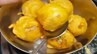 Street Style ಆಲೂಗಡ್ಡೆ ಬೂಂಡ/Alugadde Bonda/ಆಲೂಗಡ್ಡೆ ಬೊಂಡ
