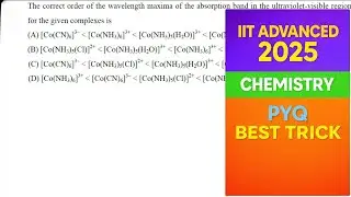 Chemistry PYQ That Every JEE Aspirant Must Know