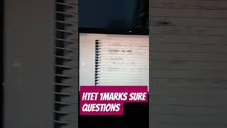 #htet latest update #htet sure shot questions #htet cdp