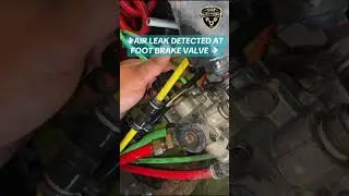 💨🔧 Air Leak Detected at Foot Brake Valve &ndash; Freightliner M2 🔧💨