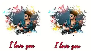Picsart I Love u.❤️ I hate u concept💔| Picsart Photo Editing| Picsart Editing New Style