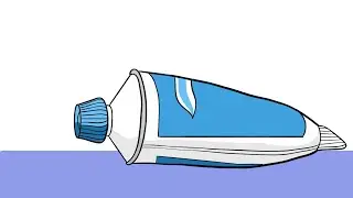 How to Draw A Toothpaste Easy #drawing #drawing4kids #coloringtechniques #howtodraw #fyp