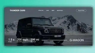 home page design !! cars home page design part-2