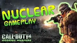 COD4/MW REMASTERED - NUCLEAR GAMEPLAY + NUKE CALLING CARD!