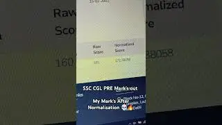 MY SSC CGL PRE 2024 MARKS #SSCCGLPREMARKS #cgl2024 #cglpreresult #cglmarks #cglpremarks #ssccgl2024