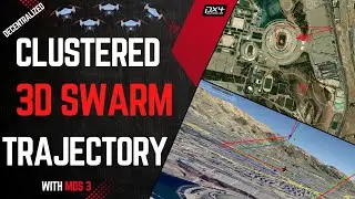3D Drone Swarms in Action | Mission Planning + Autonomous Clustered Formation using MDS 3