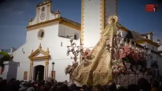 Procesión Virgen del Carmen y Banda de Música de Prado del Rey (Cádiz) Semana Santa 2015