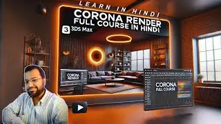 Мастер-класс по Corona Renderer: от основ до профессионала за 1 час | 3Ds Max | Учебник на хинди ...