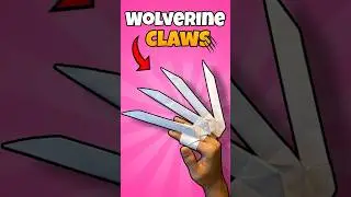 Wolverine Paper Claws Easy 😱#shorts