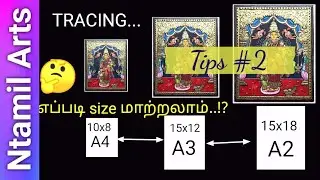 Tips#2- Image/outline RESIZE app for Android in tamil- Tracing sketches - Ntamil Arts