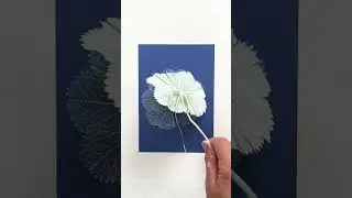 Lady's mantle - Alchemilla Mollis botanical monoprinting tutorial  #monoprints #printmaking #art