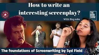 THE FOUNDATIONS OF SCREENWRITING BY SYD FIELD | The Book show by RJ Ananthi | with ENG subs