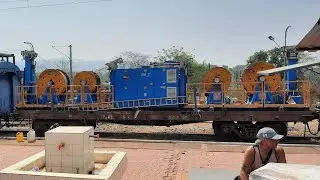 Automatic wiring train at Chiplun| Konkan railway electrification progress!!