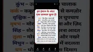 हर इंसान के अंदर छुपा है कि जानवर
