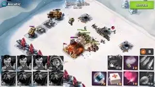 Lets Play Boom Beach - How to Beat Ascetic Level 46 | No casualties | HOOKA