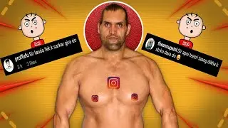 THE GREAT KHALI INSTAGRAM COMMENTS ARE AMAZING || Sankimukki