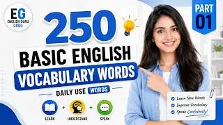 Master Daily English Vocabulary Step by Step | Part 1 | English Guru Urdu