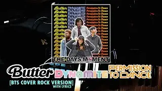 Butter, Dynamite, Permission To Dance - BTS Cover Rock Version (Lyrics Video)