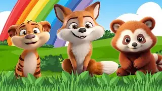 Animal Sounds Around Us: Tiger, Red Panda, Fox, Cat, Rhino, Hippo,... &ndash; Cute Animals