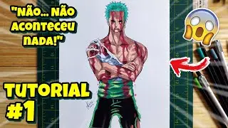 Como desenhar cena épica do Zoro 