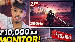 Best Gaming Monitor Under ₹10,000 🔥 | 200Hz l Hindi Review