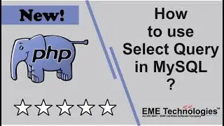 How to use Select Query in MySQL in PHP
