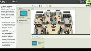 Testout Network+ 11.3.4 Lab Implement Physical Security